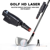 Golf Laser Putter Training Aid with 360° Rotatable Red Laser Line for Putting Alignment and Stroke Accuracy in Outdoor Courses and Indoor Practice (Black)