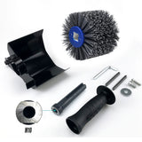 Nylon Abrasive Wire Drum Polishing Wheel for Portable Belt Sander and Angle Grinder, Rotary Brush for Wood Sanding, Metal Drawing, Rust Removal, Deburring and Surface Finishing (M10 Angle Grinder Conversion Kit)