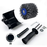 Nylon Abrasive Wire Drum Polishing Wheel for Portable Belt Sander and Angle Grinder, Rotary Brush for Wood Sanding, Metal Drawing, Rust Removal, Deburring and Surface Finishing (M14 Angle Grinder Conversion Kit)