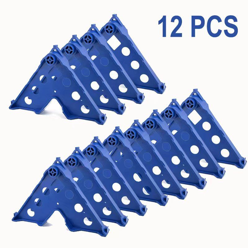 7-in-1 Painter's Support Stand Tool for Doors Cabinets Trim and Small Painting Projects, Heavy Duty Stackable Painting Rack for Brushes Rollers and Sprayers (12PCS)