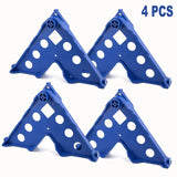 7-in-1 Painter's Support Stand Tool for Doors Cabinets Trim and Small Painting Projects, Heavy Duty Stackable Painting Rack for Brushes Rollers and Sprayers (4PCS)