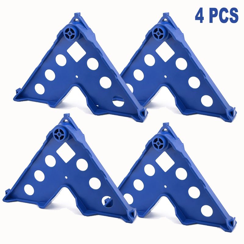 7-in-1 Painter's Support Stand Tool for Doors Cabinets Trim and Small Painting Projects, Heavy Duty Stackable Painting Rack for Brushes Rollers and Sprayers (4PCS)