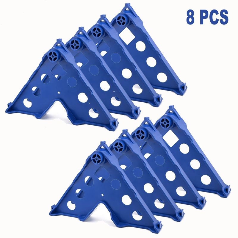 7-in-1 Painter's Support Stand Tool for Doors Cabinets Trim and Small Painting Projects, Heavy Duty Stackable Painting Rack for Brushes Rollers and Sprayers (8PCS)