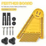 Woodworking Featherboard with 13 Angled Teeth for Table Saw Router Table Band Saw T-Slot Miter Slot Wood Cutting Safety and Precision (1PCS)