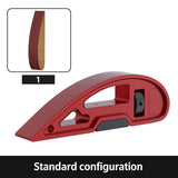 Handheld Aluminum Sanding Block with Adjustable Tension for Woodworking Auto Body and DIY Surface Prep (Standard Configuration+1 Sanding Belt)