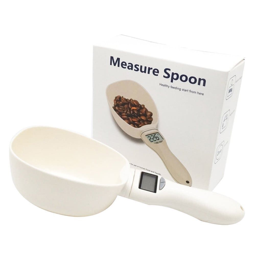 Precision Electronic Weighing Spoon for Pet Food and Kitchen Ingredients, Digital Scale Spoon with LCD Display, Accurate Measurement for Flour, Milk Powder, and Seasonings