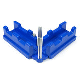 Multi-Angle Miter Cutting Guide Tool for Woodworking, Home Improvement, and DIY Projects, Adjustable Angle Saw Guide for Precision Trimming and Framing Work (Blue)