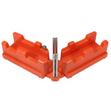 Multi-Angle Miter Cutting Guide Tool for Woodworking, Home Improvement, and DIY Projects, Adjustable Angle Saw Guide for Precision Trimming and Framing Work (OrangeRed)