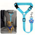 Dog Seat Belt for Car, Pet Car Safety Restraint with Adjustable Straps and Zinc Alloy Hook, Perfect for Securing Your Dog in Vehicle, Ideal Car Safety Strap for Small to Large Dogs, Great Christmas Gift for Pet Lovers (Blue)