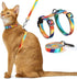 Adjustable Anti-Escape Cat Harness and Leash Set – Soft, Breathable, and Lightweight for Safe Outdoor Adventures with Your Feline Friend (Orange)