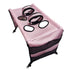 Foldable Pet Grooming Table for Cats and Small Dogs, Multi-functional Care Station with Mesh Bed, Storage Pockets, and Adjustable Restraint Straps for Nail Trimming, Hair Brushing, Bathing, and Ear Cleaning (Pink)