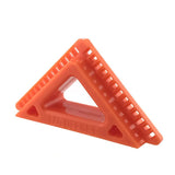 Precision Trim Positioning Tool for Door and Window Casing Installation, Woodworking Spacing Gauge with Graduated Edge and Triangle Cutout for Consistent Home Improvement Layouts (Orange)