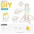 DIY Flexible Straw Building Blocks for Kids Ages 3-6, Creative Educational Construction Toy Set with Bendable Straws and Connectors, 112/242/723 Pieces for 3D Geometry and Imaginative Play (723PCS)