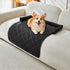 Cooling Pet Mat with Bolster Side Support – Scratch-Resistant, Self-Cooling, Non-Slip Base for Cats & Small to Medium Dogs, Perfect for Sofa, Floor, Car, or Outdoor Use (M, Black)