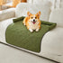 Cooling Pet Mat with Bolster Side Support – Scratch-Resistant, Self-Cooling, Non-Slip Base for Cats & Small to Medium Dogs, Perfect for Sofa, Floor, Car, or Outdoor Use (M, Green)