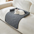 Cooling Pet Mat with Bolster Side Support – Scratch-Resistant, Self-Cooling, Non-Slip Base for Cats & Small to Medium Dogs, Perfect for Sofa, Floor, Car, or Outdoor Use (S, Grey)