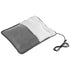 USB Heated Foot Warmer Pad – Ultra-Soft Crystal Velvet, Fast Heating & Constant 50°C, Portable for Home Office Car, Use with Power Bank Computer USB Ports, Multi-Purpose Warmth for Feet Knees Shoulders (Grey)