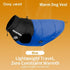 Keep Your Pup Cozy and Visible This Winter – Waterproof, Insulated Dog Coat with Reflective Strips, Front Zipper, D-Ring Leash Attachment, and Adjustable Fit for Daily Walks and Outdoor Adventures (L, SkyBlue)
