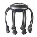Wireless Octopus Head Massager with USB Charging – Ergonomic Scalp Relaxation Device for Home, Office, and Travel Use (Black)