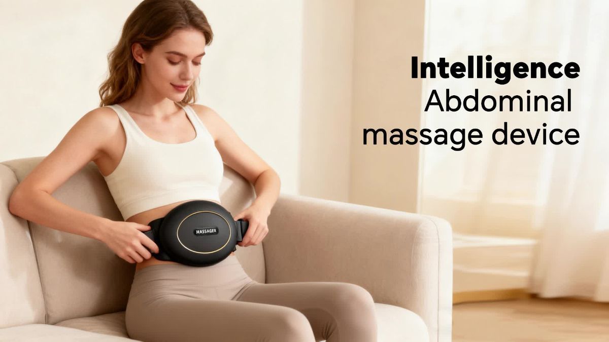 Abdominal Massage Device Health And Wellness Relaxation Therapy Heat Massage - Black - Size 25-16