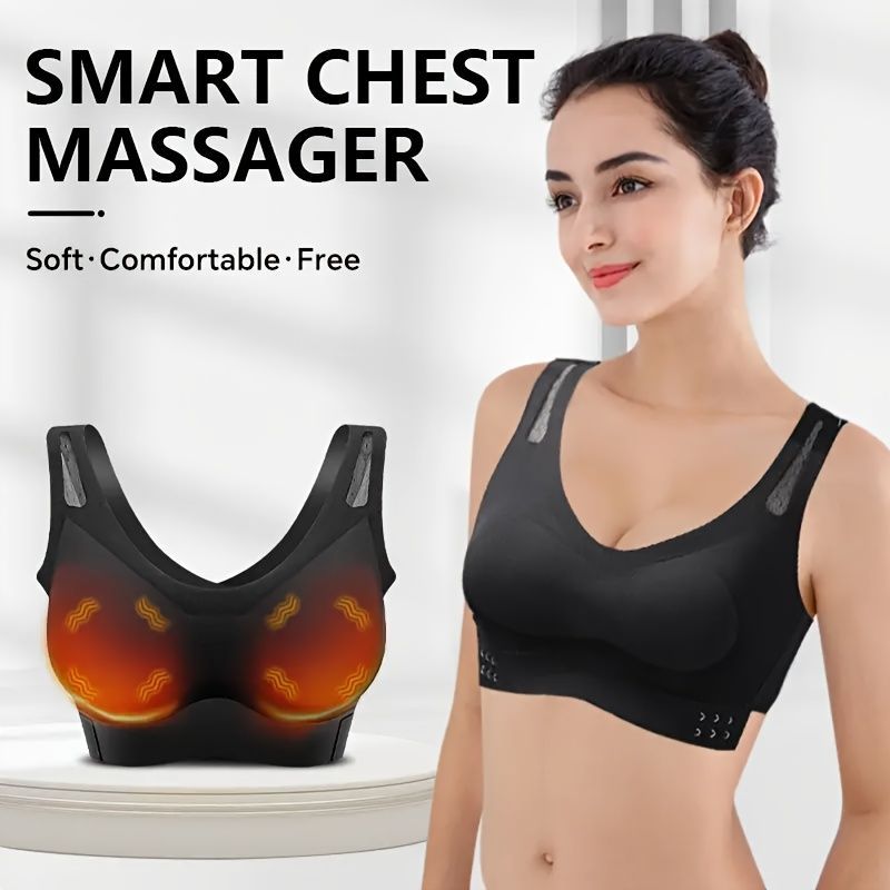 Electric Breast Massager Breast Care Massage Relaxation Massager Regulating - Black - Size 30-28