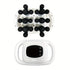 Fascia Gun 22-Head Massage Gun Muscle Recovery Device Deep Tissue Massage - White - Size 30-12