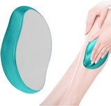 Crystal Hair Eraser for Women and Men, Reusable Crystal Hair Remover Painless Exfoliation Epilators Hair Removal for Women, Magic Hair Eraser for Back Arms Legs (Blue)