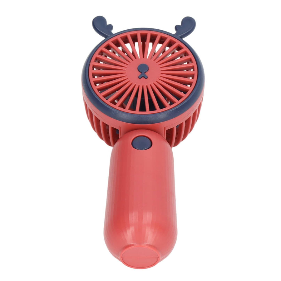Stay Cool Anywhere with our Portable Handheld Fan - Cute Animal Horn Design USB Rechargeable & Battery Operated Fan for Travel