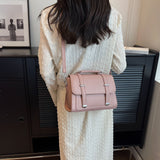 Women Leather Satchel Purse Vintage Small College Crossbody Messenger Bag Work Cross-body Bag Leather Medium Flapover Shoulder Bag