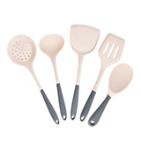 Silicone Kitchen Cooking Utensils Set5 Pcs Heat Resistant Kitchen Utensil Cooking Gadgets, Non-Stick BPA-Free Cookware Essentials