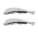 Can Opener Bottles, Beer Bottle Opener Red Wine Bottle Opener Multi-Function Bottle Opener Tool (Dolphin 2pcs)