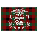 Christmas Placemats Set of 3 Table Mats for Dining Tables Red Green Buffalo Plaid Xmas Table Place Mat Set for Christmas Party