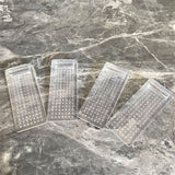 4 Pack Plastic Shims, Clear Table Shims, Level Wedge, Furniture Levelers, Toilet Shims, Bed Shims, Wedges Shims for Uneven Floors