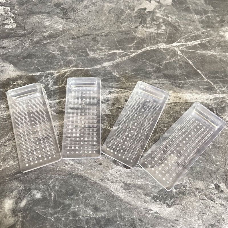 4 Pack Plastic Shims, Clear Table Shims, Level Wedge, Furniture Levelers, Toilet Shims, Bed Shims, Wedges Shims for Uneven Floors