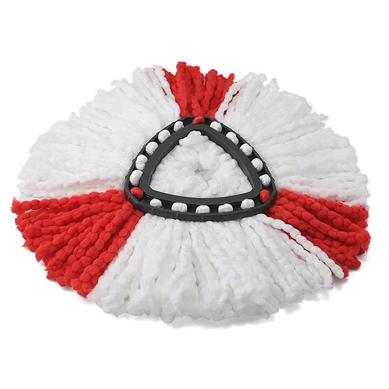 Spin Mop Refills, Triangle Spin Mop Head- Microfiber, Deep Cleaning Machine Washable,  Spin Mop Heads Replacements Microfiber