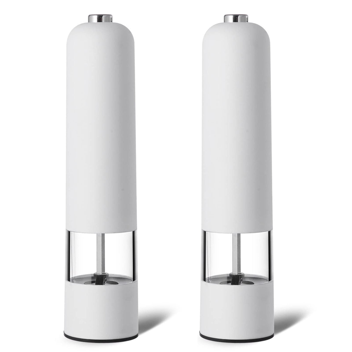 Pepper Grinder Pepper Mill, Salt Grinder Refillable, Adjustable Coarseness Black Pepper Grinder, Stainless Steel Sea Salt Shaker