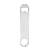 2 Pack Heavy Duty Stainless Steel Flat Bottle Opener, Flat Bottle Opener, Solid and Durable Beer Opener (2pcs)