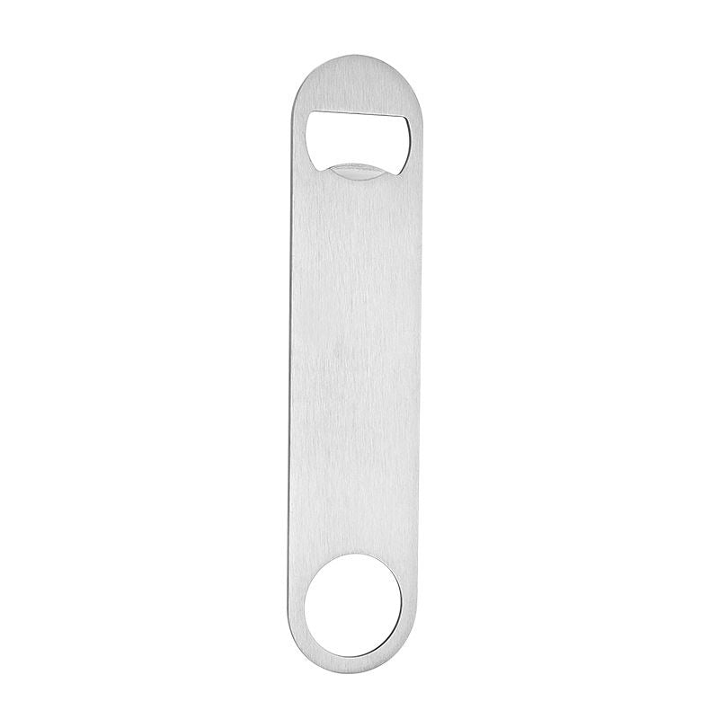2 Pack Heavy Duty Stainless Steel Flat Bottle Opener, Flat Bottle Opener, Solid and Durable Beer Opener (2pcs)