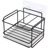 Kitchen Sponge Holder Sink Organiser Dishwashing Liquid Soap Brush Towel Drainer Rack Bathroom Storage