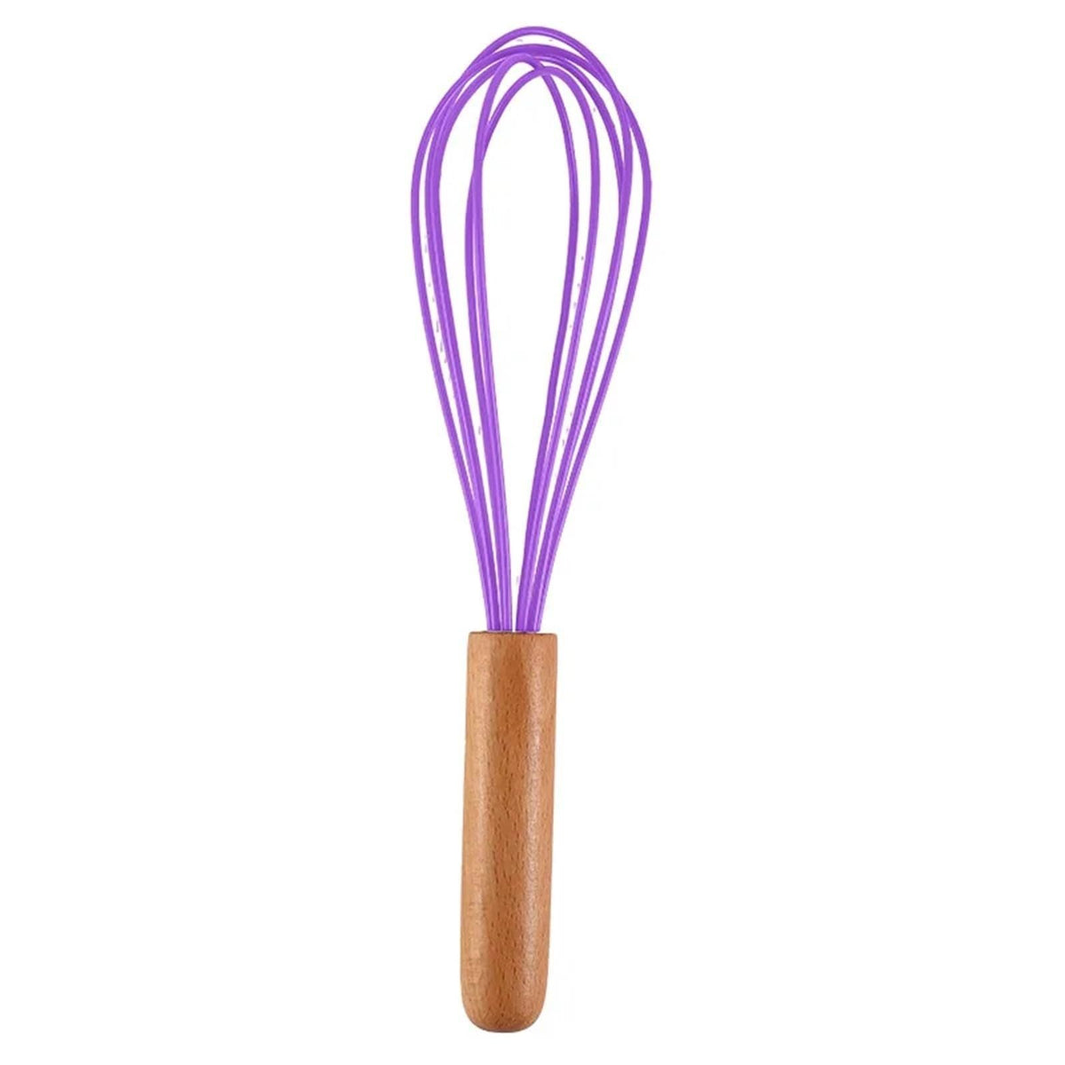 Egg Mixer Manual Egg Mixer Milk Frother Kitchen Utensil Mixing Wooden Handle Durable Food Grade Purple