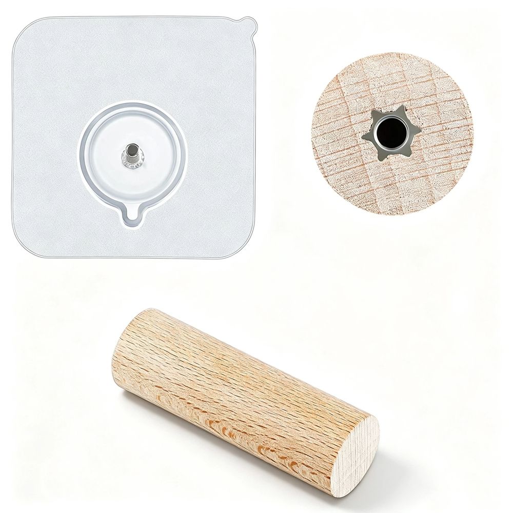 Adhesive Hat Hooks for Wall Hat Hanger Hat Hooks Hat Pegs Wood Hooks Self Adhesive Hooks Wooden Hat Rack Coat Hooks(4 Pcs)