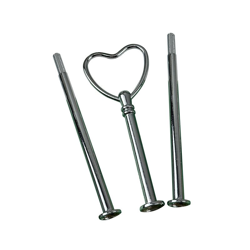 1 Set Cake Tray Stand Handle Cupcake Dessert Plate Hardware Fitting Holder Rod Stand Handle for Cake Stand Wedding Party