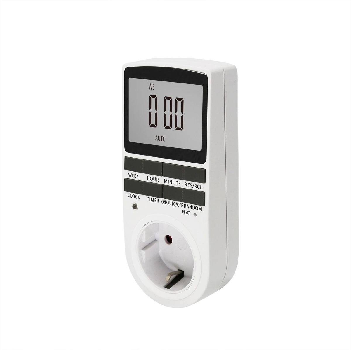 Digital Timer Switch Socket Digital Electronic Timer Switch LCD Display Plug-in Programmable Time Switch Energy Saving Intelligent