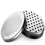 Cheese Grater Citrus Lemon  with Food Storage Container & Lid - Perfect For Soft Cheddar Cheeses, Ginger, Vegetables, Butter