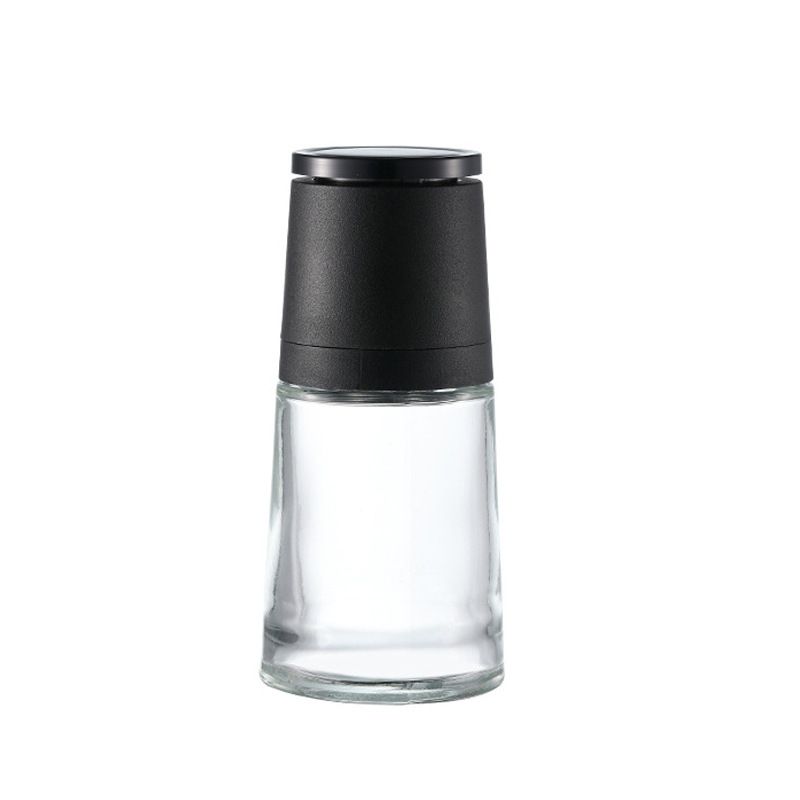 Salt Grinder Salt & Pepper Grinder Refillable Coarseness Adjustable Pepper Mill Shaker with Glass Body for Home,Kitchen