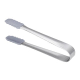Cooking Tongs Stainless Steel Ice Tongs with Silicone Head Non-Slip Creative Gilded Food Ice Tongs Kitchen Stuff BBQ Tongs