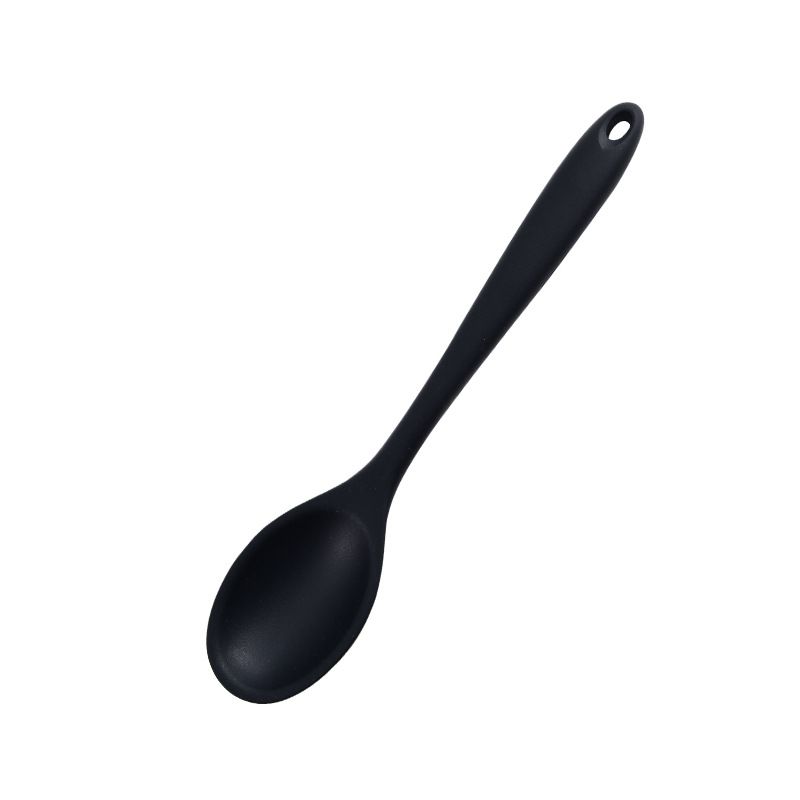 2 Pieces Small Multicolored Silicone Spoons Nonstick Kitchen Spoon Silicone Serving Spoon Stirring Spoon for Kitchen Cooking