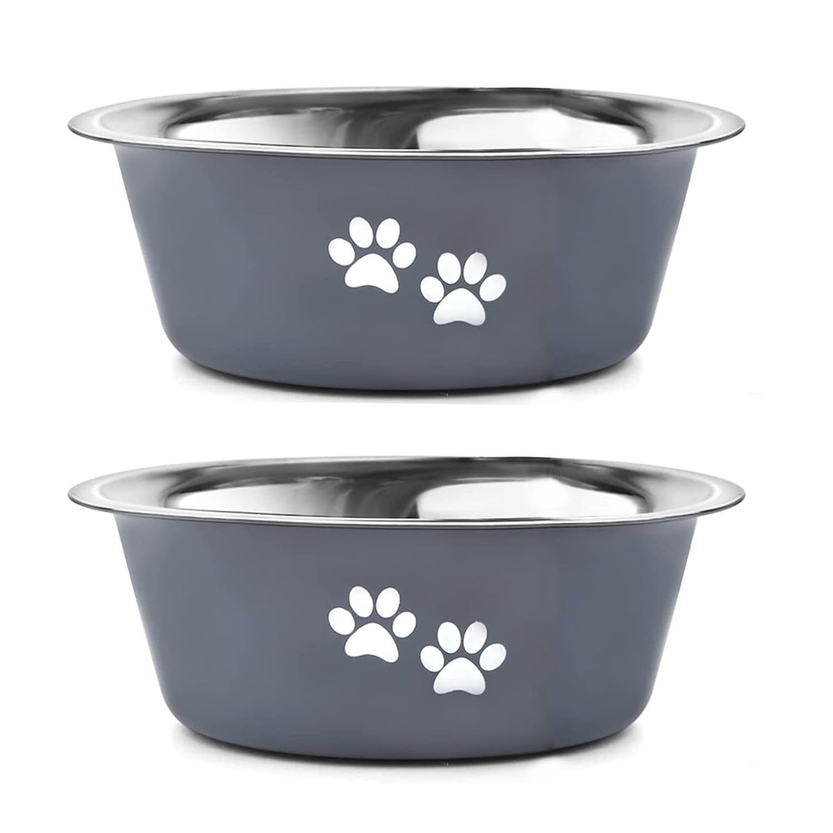 Stainless Steel Dog Bowls,Non Slip Pet Feeder Bowl,Water Food Bowls for Small Dogs(Pack of 2)
 Food Bowl for Big Giant Dogs