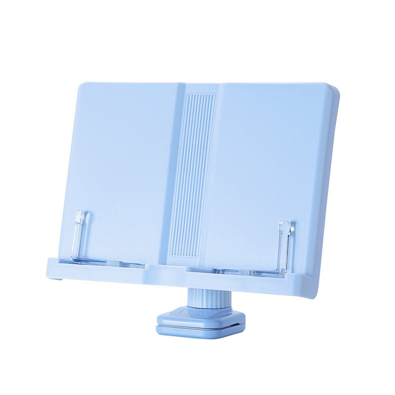 Book Stand for Reading, Adjustable Holder with Rotating Arm & Page Clips, Portable Sturdy Book Holder, Great for Textbook (2pcs)
