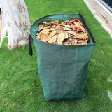 Large Yard Dustpan-Type Garden Bag for Collecting Leaves - Reuseable Heavy Duty Gardening Bags, Lawn Pool Garden Leaf Waste Bag